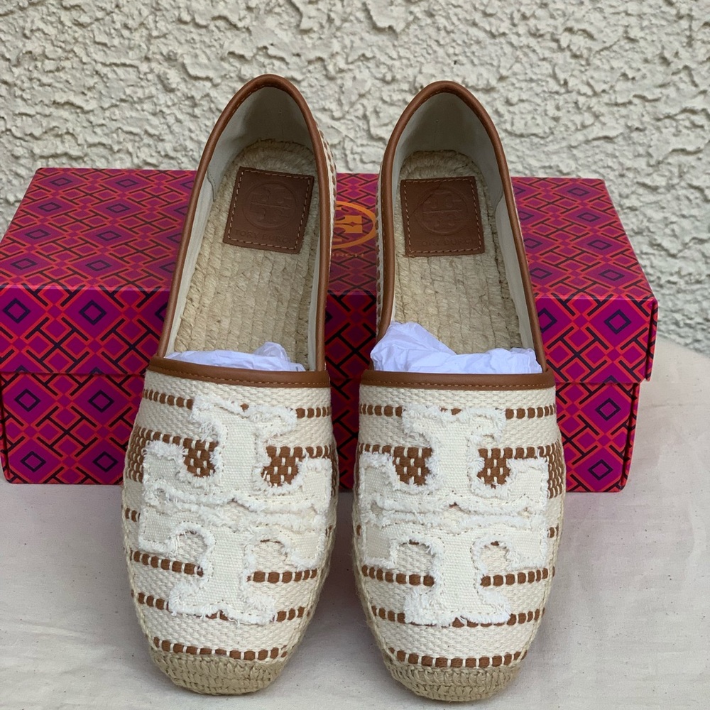 NIB TORY BURCH SHAW ESPADRILLE SIZE 7.5